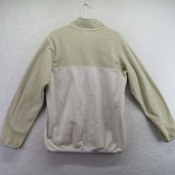 Patagonia Sweatshirt Womens Size XL Synchilla Snap Fleece Pullover Beige FLAW - Picture 3 of 11